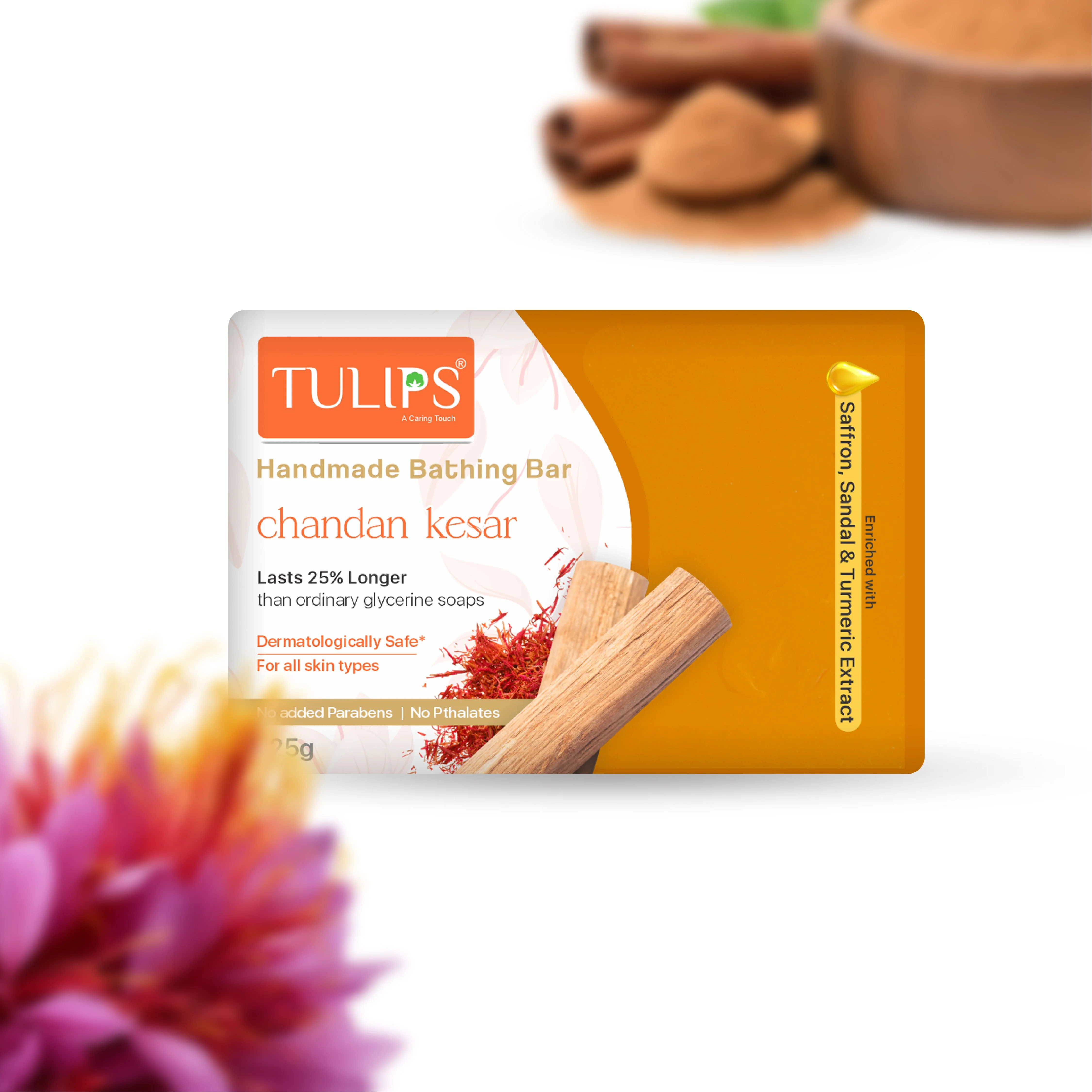 Chandan Kesar (125g) Handmade Soap - Image 3
