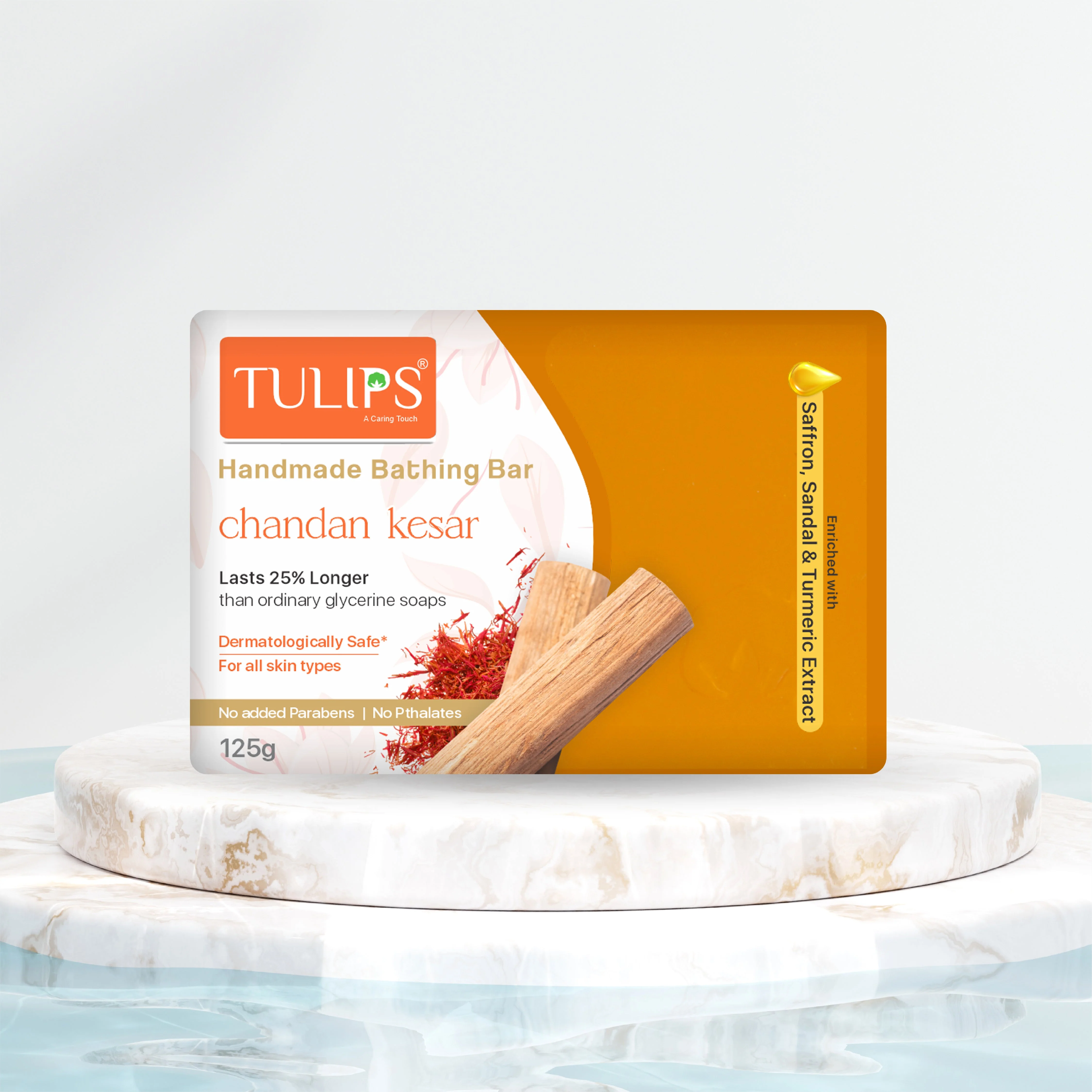 Chandan Kesar (125g) Handmade Soap - Image 4