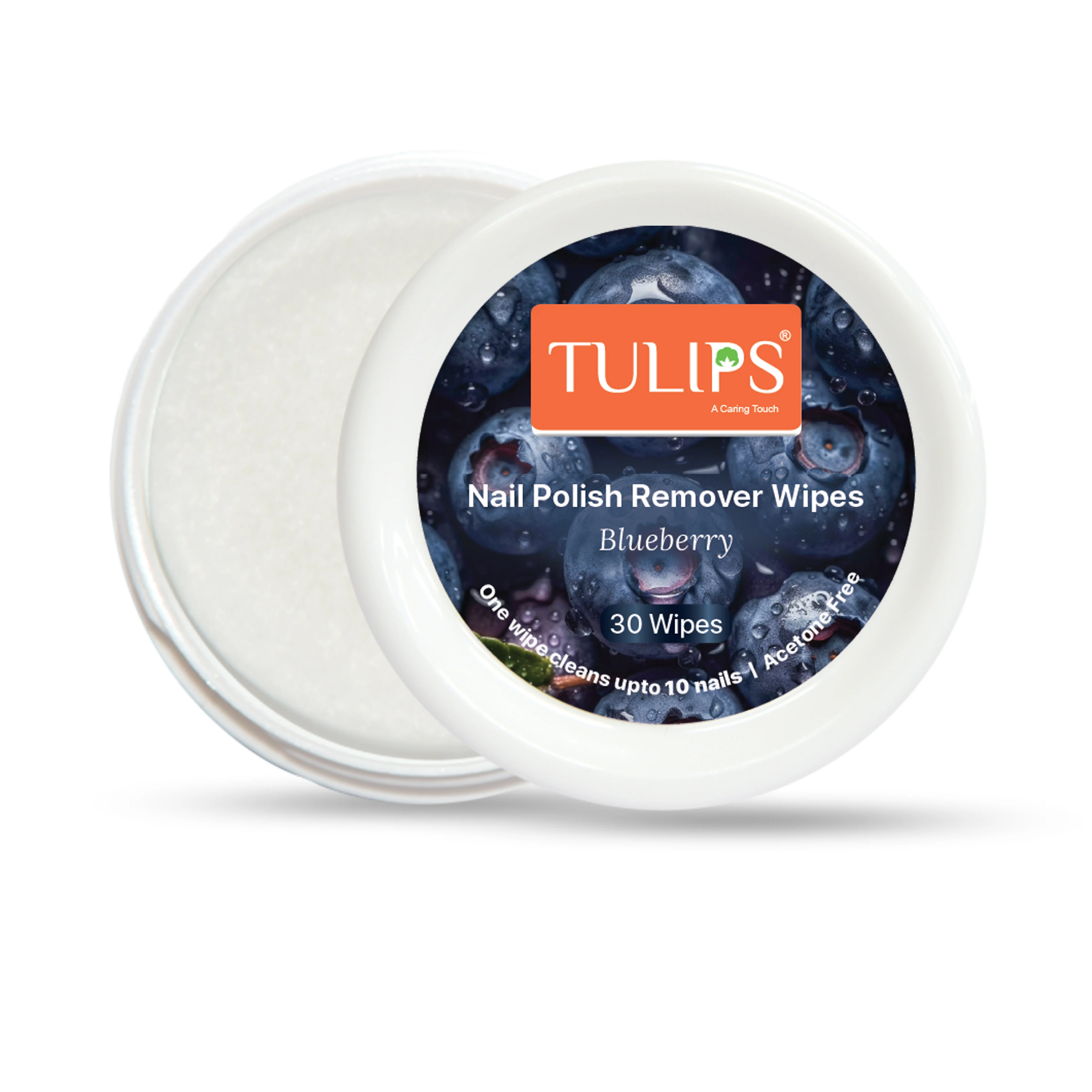 Nail Polish Remover 30 Wipes – Blueberry - Image 3