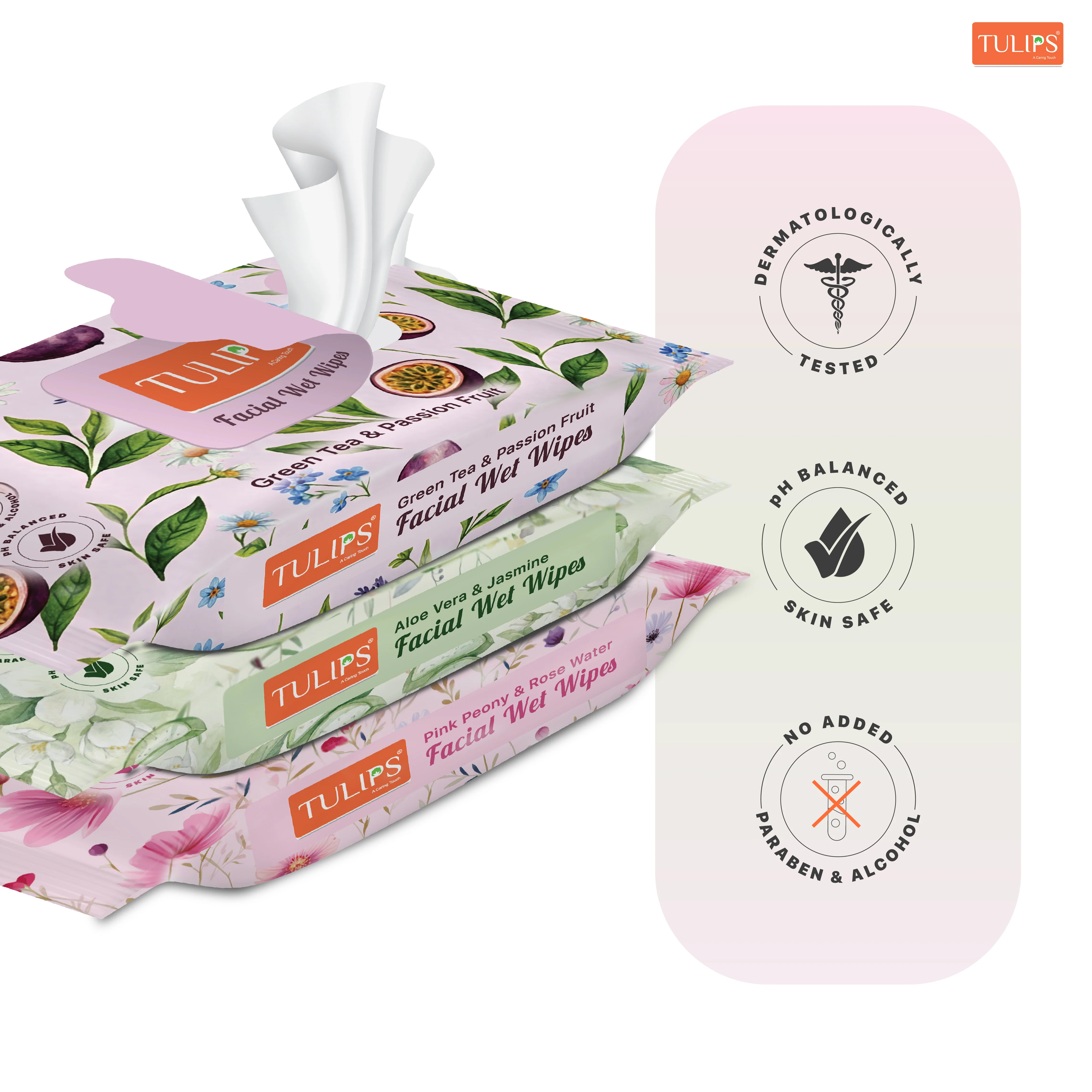 Pink Peony & Rose Water (25 Wipes) - Image 7