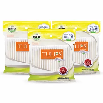 Premium Eco Friendly Cotton Ear Buds/ Swabs (80 Sticks in a Ziplock Bag) - Image 5